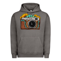 Pigment Tornado Sunflower Gemstone Vintage Camera Urban Hoodie - FaDigitalArtStudio
