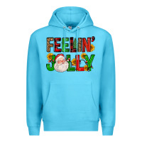 Ocean Blue feelin' jolly Premium Hoodie - FaDigitalArtStudio