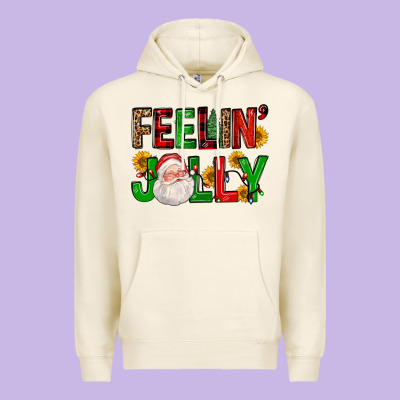 Feelin' Jolly Premium Hoodie Designed By Fadigitalartstudio