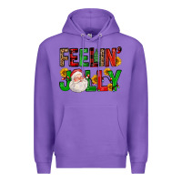 Purple feelin' jolly Premium Hoodie - FaDigitalArtStudio