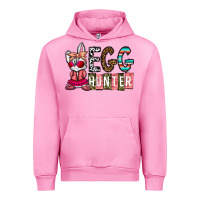 Fuchsia Pink Egg Hunter Urban Hoodie - CowhideDigitalArt