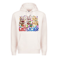 Pale Pink eastteacher Premium Hoodie - RacoonDesign
