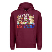 Burgundy eastteacher Premium Hoodie - RacoonDesign