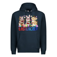 Navy eastteacher Premium Hoodie - RacoonDesign