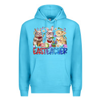 Ocean Blue eastteacher Premium Hoodie - RacoonDesign