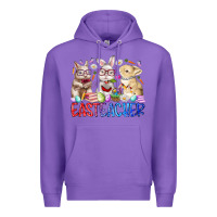 Purple eastteacher Premium Hoodie - RacoonDesign