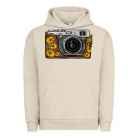 Pigment French Oak sunflower leopard vintage camera Urban Hoodie - FaDigitalArtStudio
