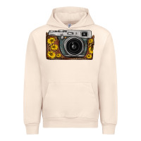 Sandshell sunflower leopard vintage camera Urban Hoodie - FaDigitalArtStudio