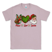 Lilac peace love santa Classic Tee - RanaPortraitStore