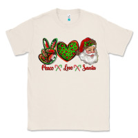 Natural peace love santa Classic Tee - RanaPortraitStore