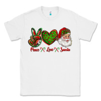 White peace love santa Classic Tee - RanaPortraitStore