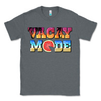 Charcoal Heather vacay mode watermelon Classic Tee - BarkalooDesign