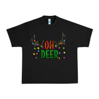 Black Oh deer christmas Urban Heavy Tee - Artiststas