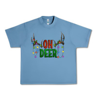 Pebble Blue Oh deer christmas Urban Heavy Tee - Artiststas