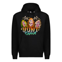 Black egg hunt squad Premium Hoodie - RacoonDesign