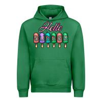Emerald hello summer Urban Hoodie - CowhideDigitalArt