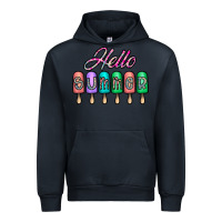 Navy hello summer Urban Hoodie - CowhideDigitalArt