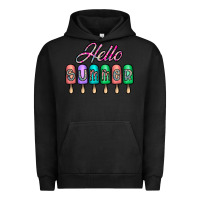 Pigment Black hello summer Urban Hoodie - CowhideDigitalArt