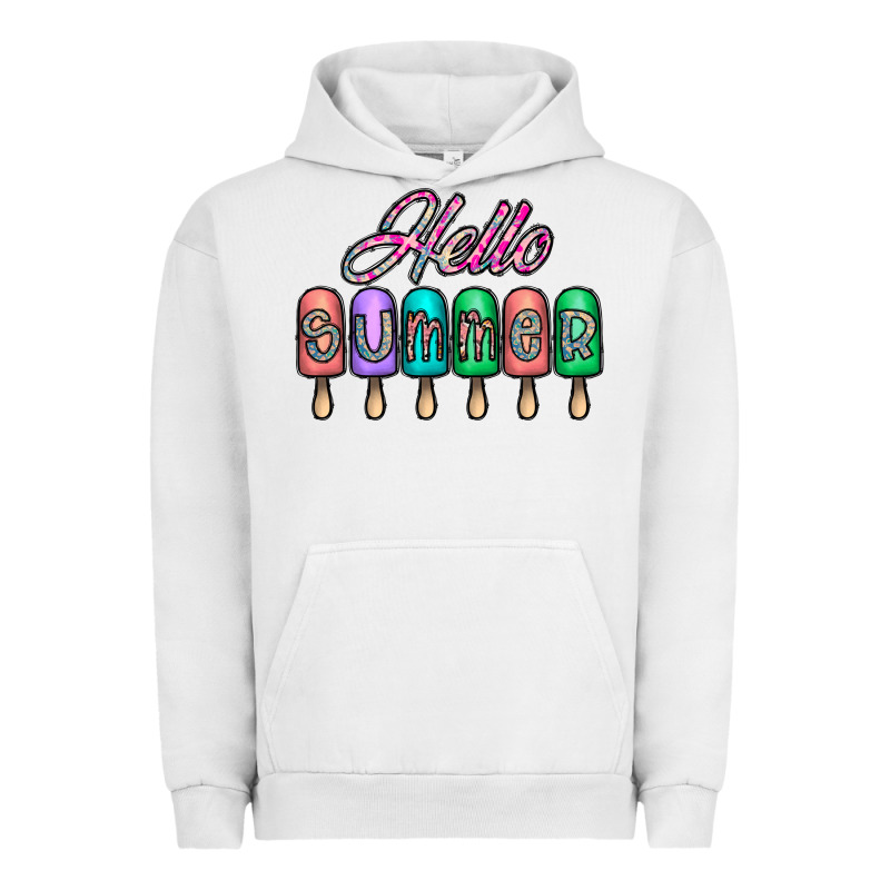 Hello Summer Urban Hoodie by CowhideDigitalArt | Teevron