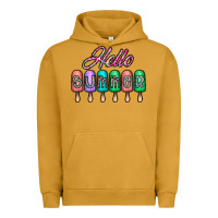 Pigment Peanut Butter hello summer Urban Hoodie - CowhideDigitalArt