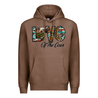 Chestnut lov of thecows Premium Hoodie - CowhideDigitalArt