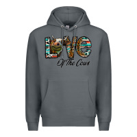 Rock lov of thecows Premium Hoodie - CowhideDigitalArt