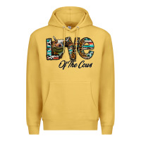Antique Gold lov of thecows Premium Hoodie - CowhideDigitalArt