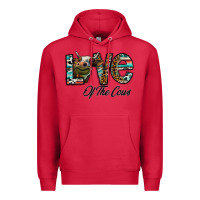 Cardinal lov of thecows Premium Hoodie - CowhideDigitalArt