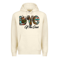 Sandshell lov of thecows Premium Hoodie - CowhideDigitalArt