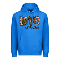 True Royal lov of thecows Premium Hoodie - CowhideDigitalArt