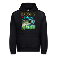 Black daddy's fishing buddy Urban Hoodie - HRA Design Shop