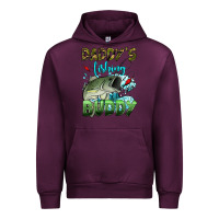 Mauve Wine daddy's fishing buddy Urban Hoodie - HRA Design Shop