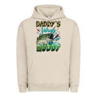 Pigment French Oak daddy's fishing buddy Urban Hoodie - HRA Design Shop