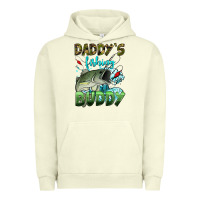 Pigment Pistachio daddy's fishing buddy Urban Hoodie - HRA Design Shop