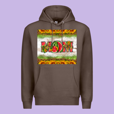Mom Watermelon Premium Hoodie Designed By Hra Design Shop