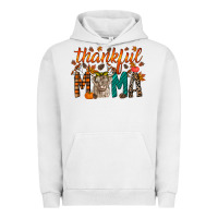 Pigment Lunar Rock thankful mama highland cow Urban Hoodie - RacoonDesign