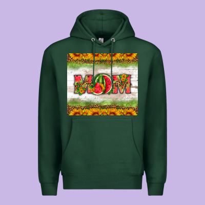 Mom Watermelon Premium Hoodie Designed By Hra Design Shop