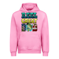 Fuchsia Pink reely great dad Urban Hoodie - HRA Design Shop