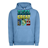 Pigment Pebble Blue reely great dad Urban Hoodie - HRA Design Shop