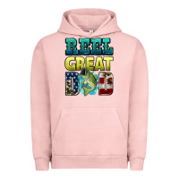 Pigment Salmon reely great dad Urban Hoodie - HRA Design Shop