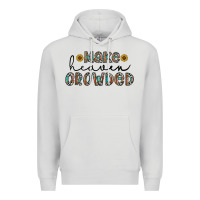 Dove Grey make heaven crowded Premium Hoodie - CowhideDigitalArt