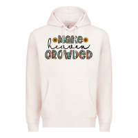 Pale Pink make heaven crowded Premium Hoodie - CowhideDigitalArt