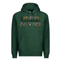 Sports Green make heaven crowded Premium Hoodie - CowhideDigitalArt