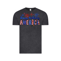 Vintage Black happy birthday america Vintage Tee - Artiststas