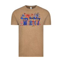 Vintage Coffee happy birthday america Vintage Tee - Artiststas
