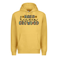 Antique Gold make heaven crowded Premium Hoodie - CowhideDigitalArt