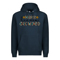 Navy make heaven crowded Premium Hoodie - CowhideDigitalArt