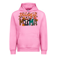 Fuchsia Pink thankful mama holstein cow Urban Hoodie - RacoonDesign