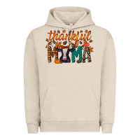 Pigment French Oak thankful mama holstein cow Urban Hoodie - RacoonDesign
