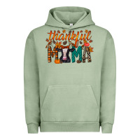 Pigment Oil Green thankful mama holstein cow Urban Hoodie - RacoonDesign
